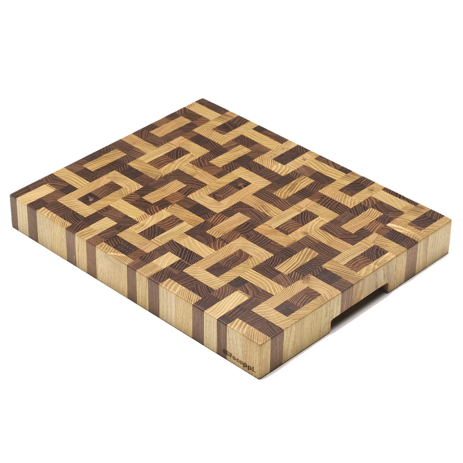 Euroceppi Tweekleurige Snijplank Kopshout TCTEZ403045.jpg